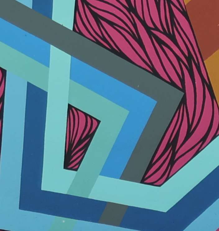 Cropped Image of a City Mural