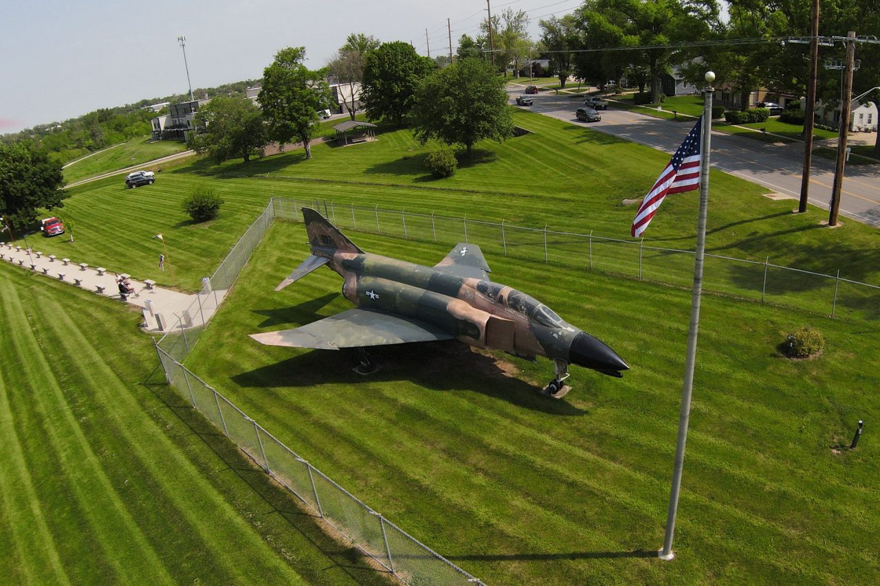 Phantom F4 Fighter Jet - Marshalltown Vietnam Memorial