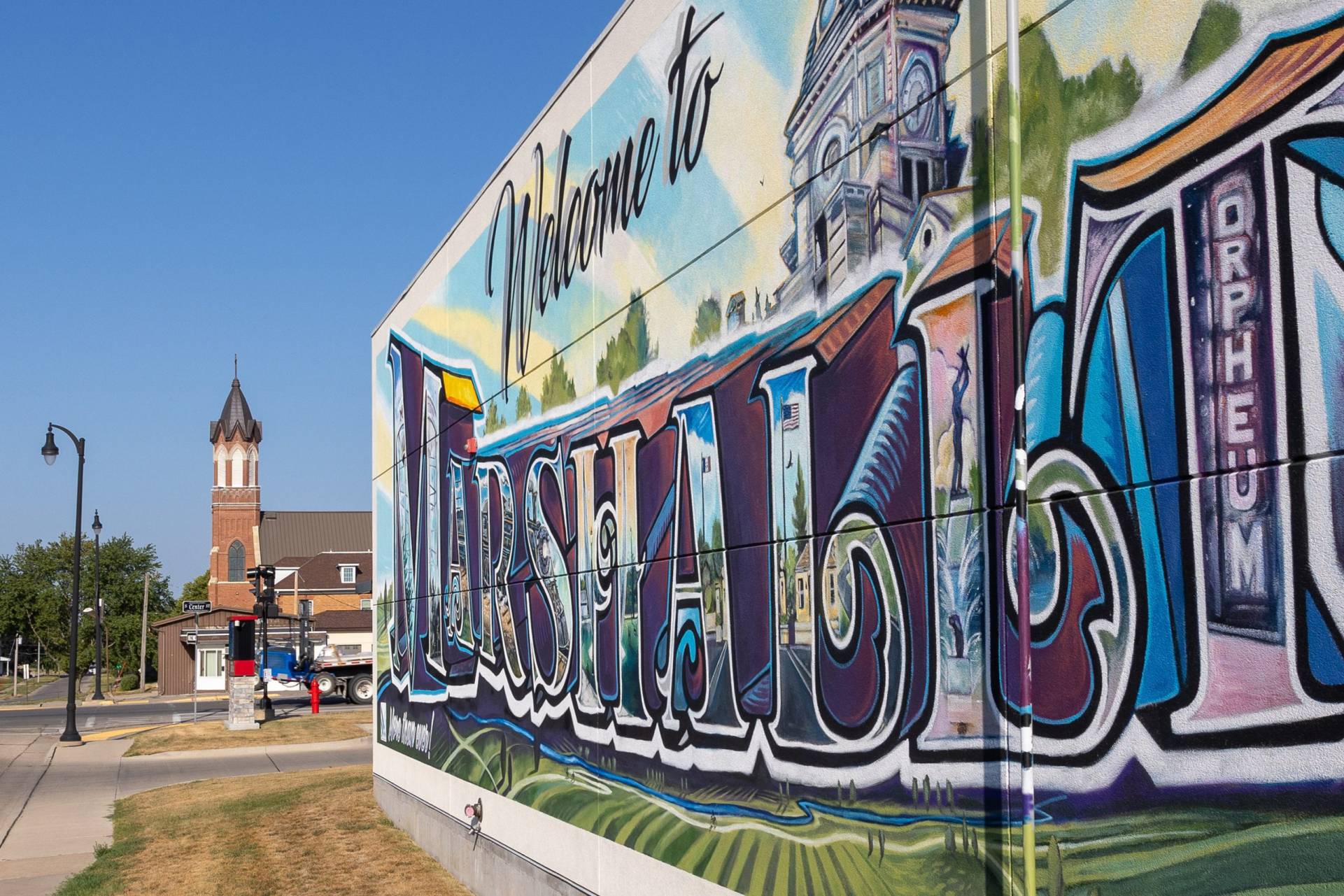 The Marshalltown Postcard Mural