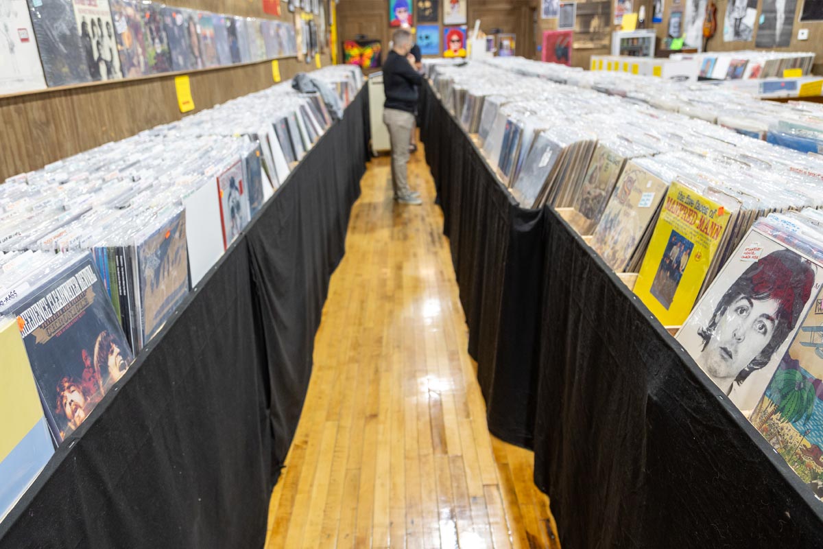 Wax Xtatic Record Shop in Marshalltown, Iowa